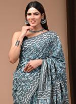 Cotton Multi Casual Wear Printed Saree